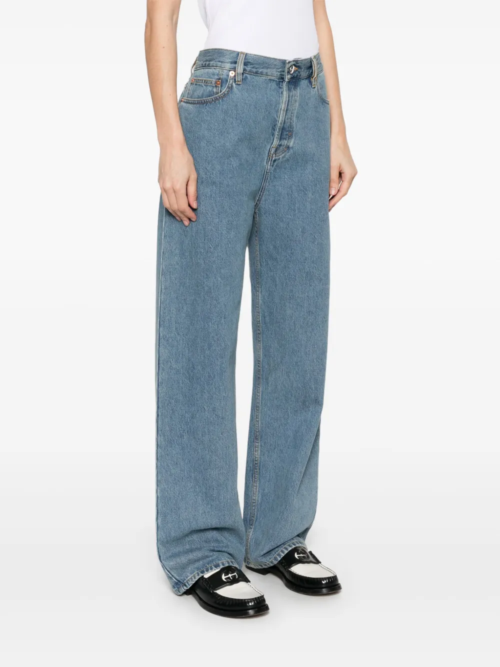 Gucci Slim-fit jeans Blauw