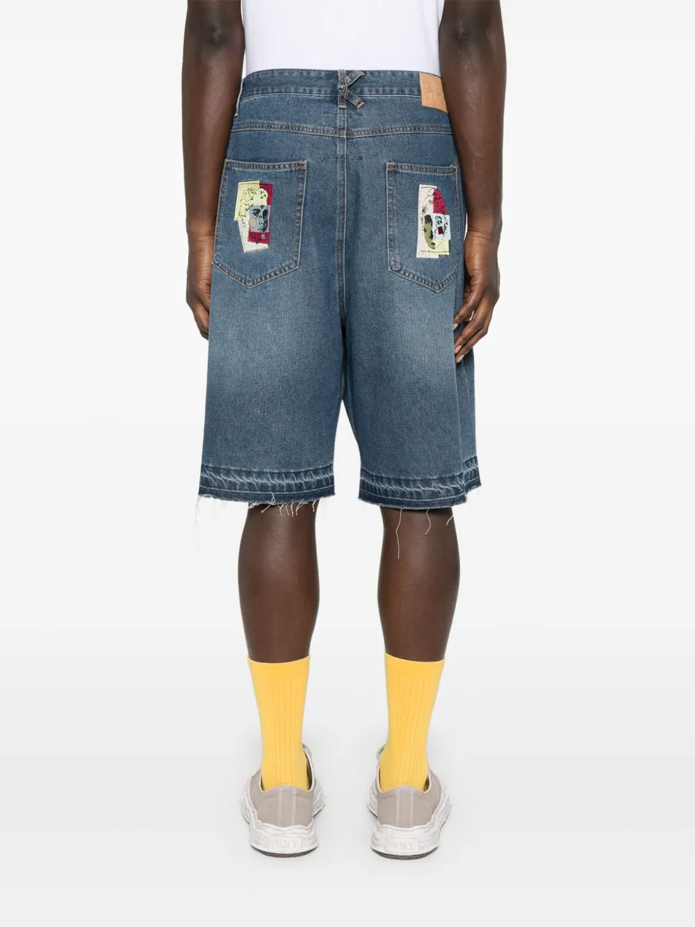 KidSuper Shorts met patch Blauw