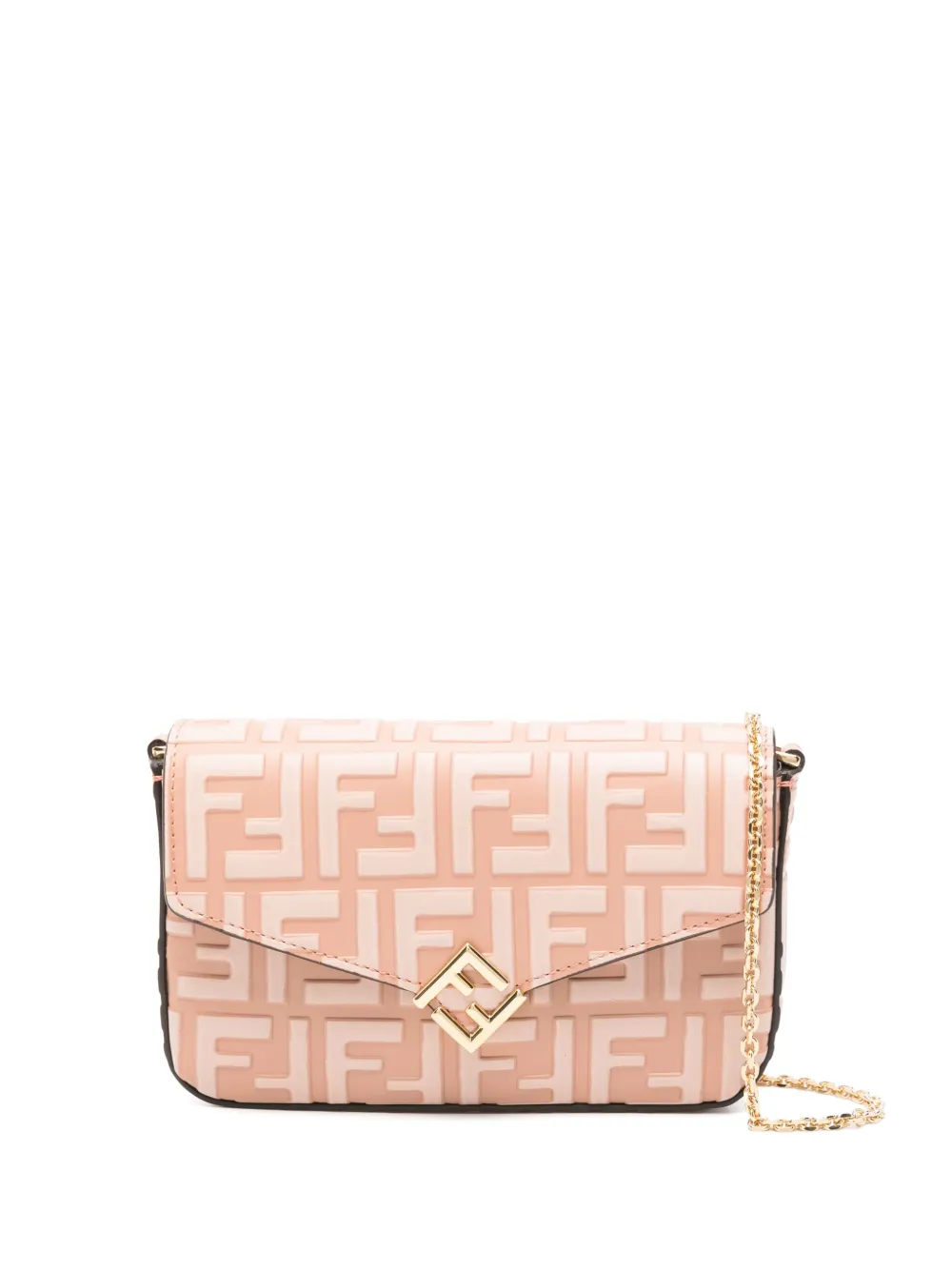 FENDI FF Diamonds crossbodytas Roze