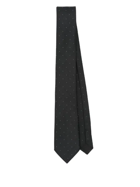 Saint Laurent polka-dot tie  
