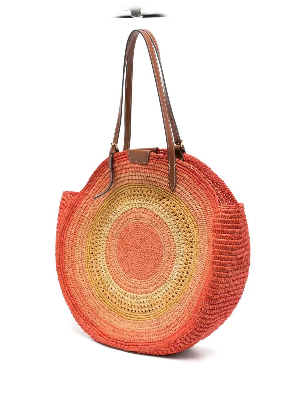 Anya Hindmarch Ronde shopper met strik Oranje