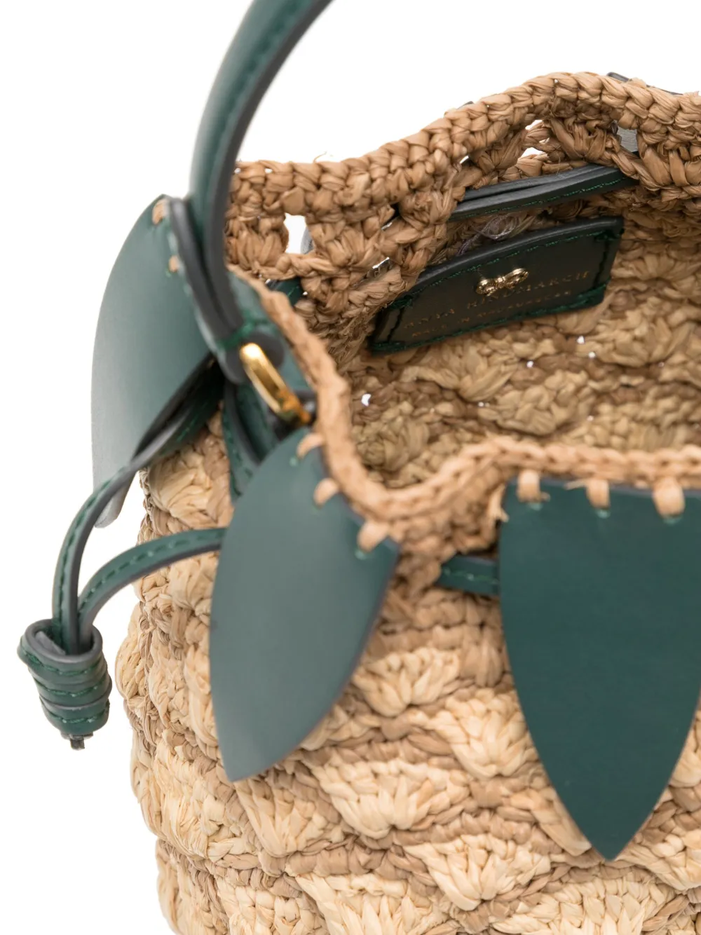 Anya Hindmarch Pineapple tas met gesp Beige