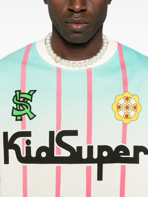 KidSuper サッカー Tシャツ | ニュートラル | FARFETCH JP