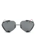 Vysen Eyewear The Khoid geometric-frame sunglasses - Black