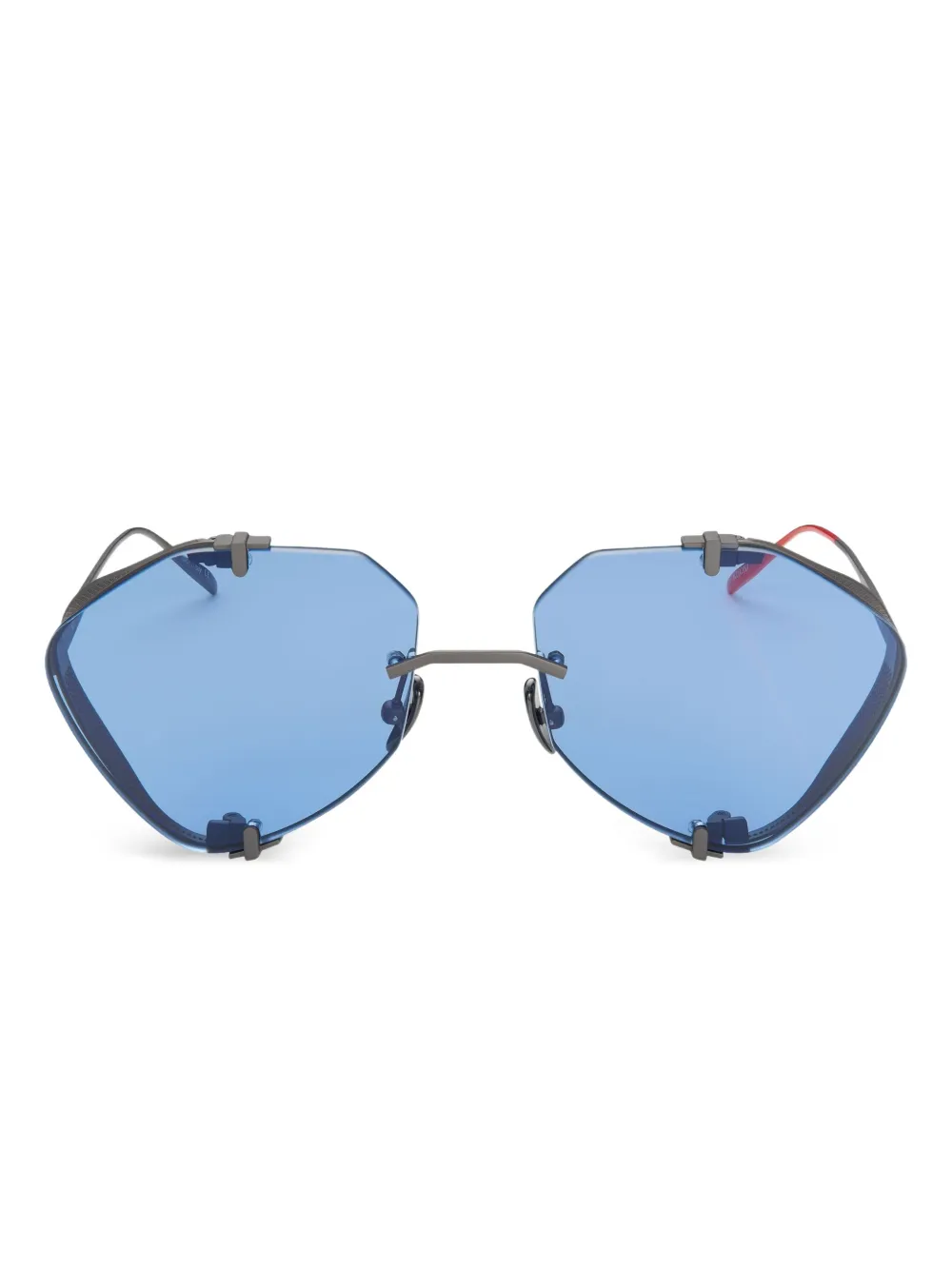 Vysen Eyewear The Khoid geometric-frame sunglasses | Grey | Image 1