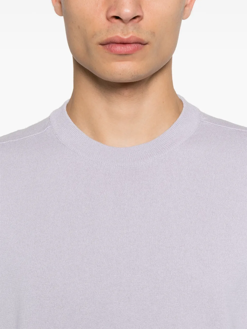 Stone Island Trui met Compass-logopatch Paars