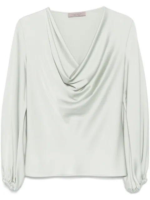 D.Exterior blusa satinada
