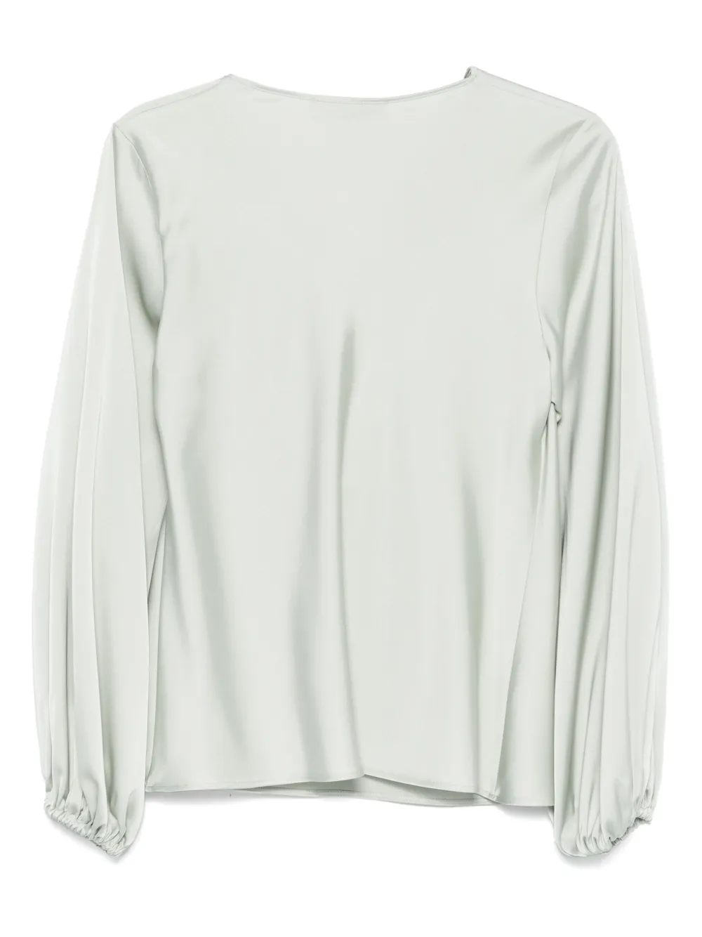 D.Exterior Satijnen blouse - Groen