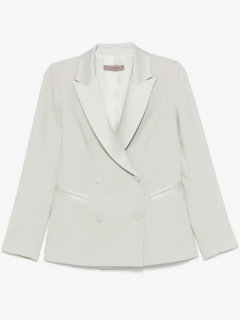 D.Exterior double-breasted blazer