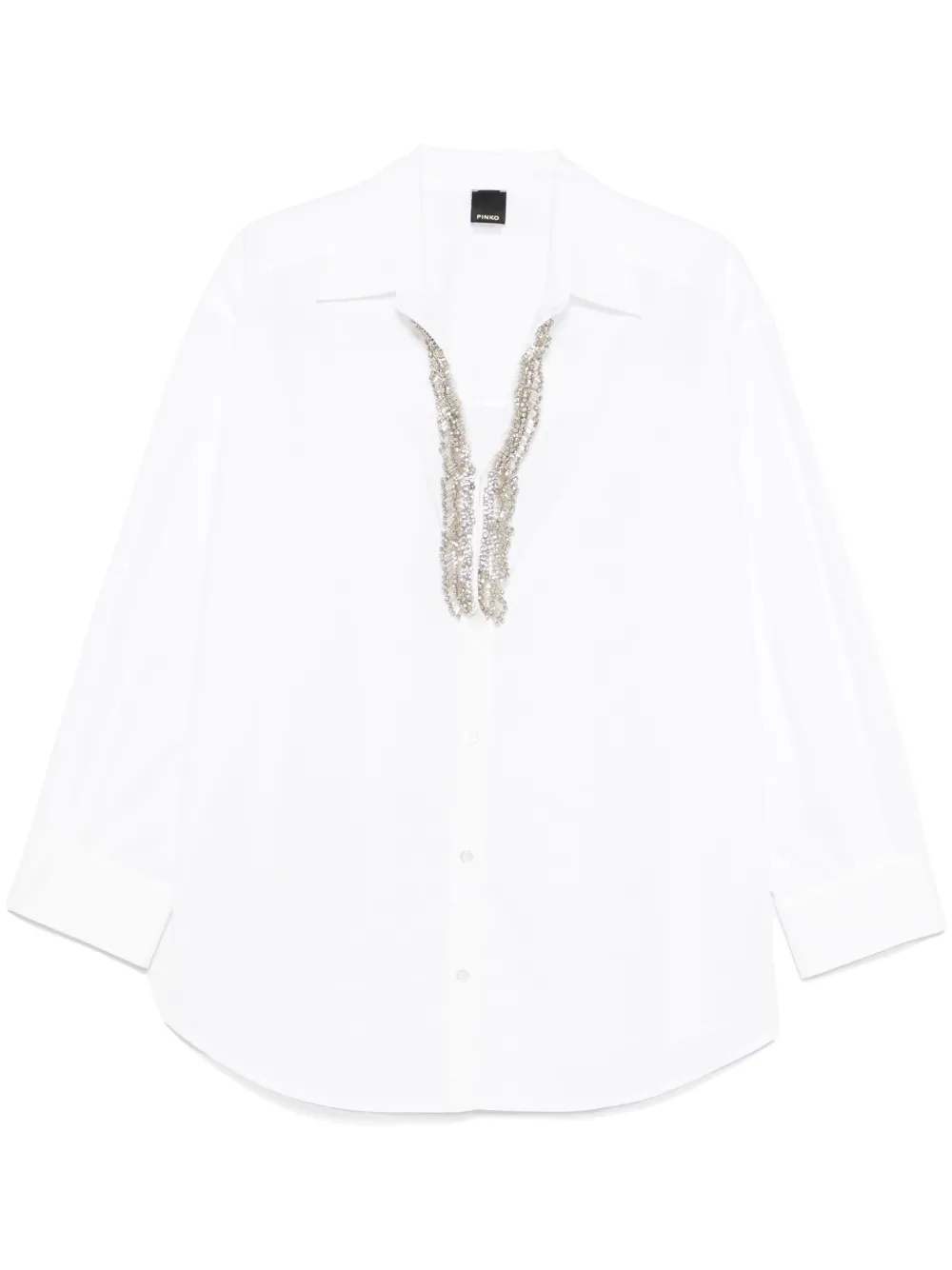 PINKO Blouse verfraaid met stras Wit