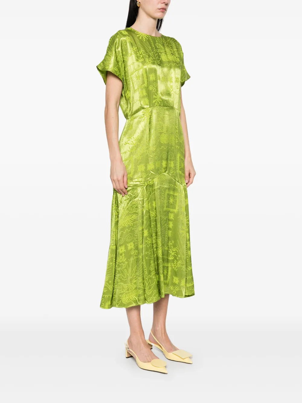 NEVER FULLY DRESSED Erin jurk Groen