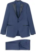 Corneliani satin-lapels suit - Blue