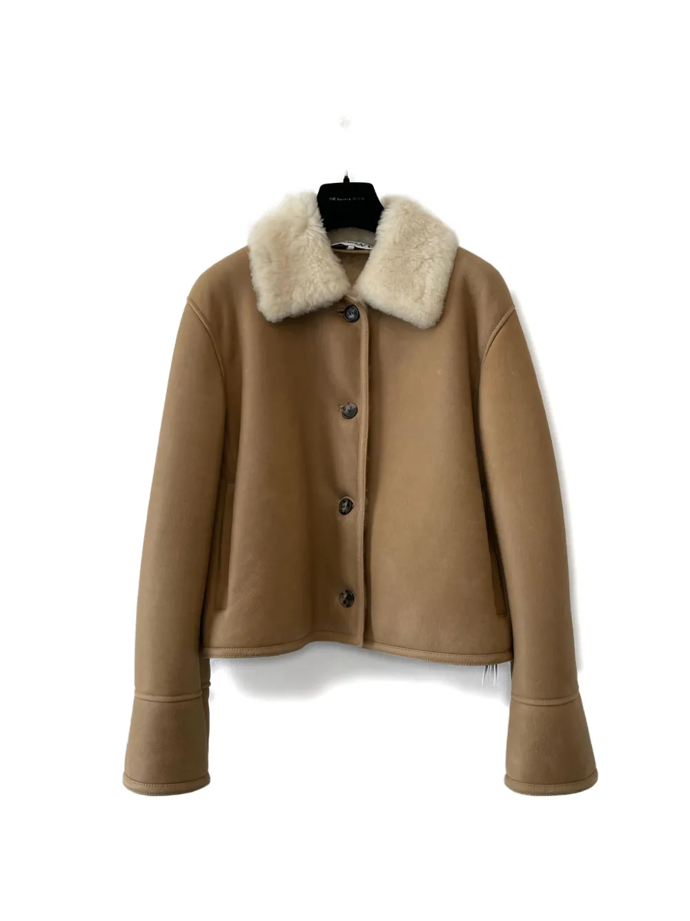LOEWE Jack met lammy kraag Bruin