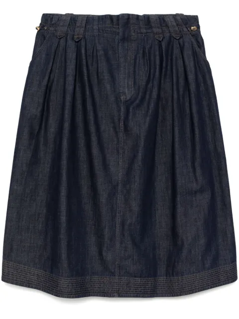 Dice Kayek Chambray skirt