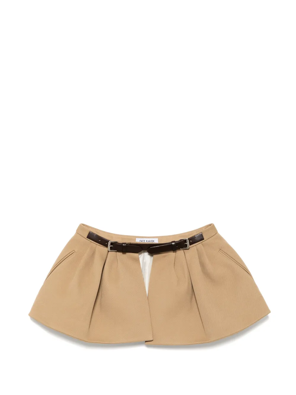 structured skirt belt