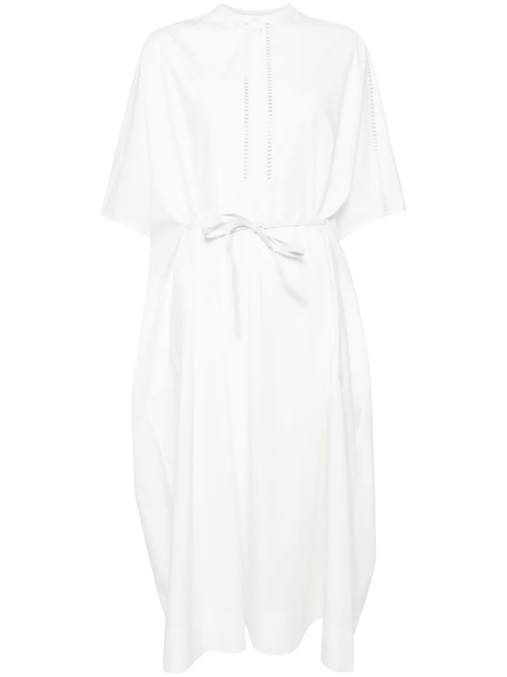 cotton poplin kaftan dress