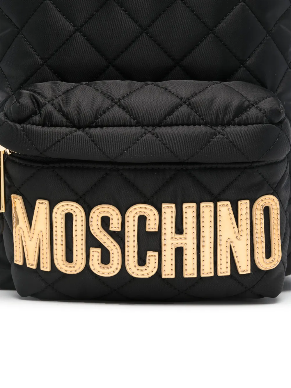 Moschino Gewatteerde rugzak Zwart
