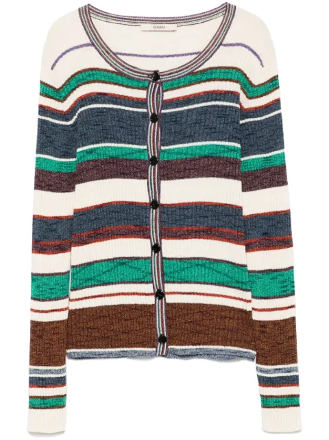 Odeeh cardigan à rayures