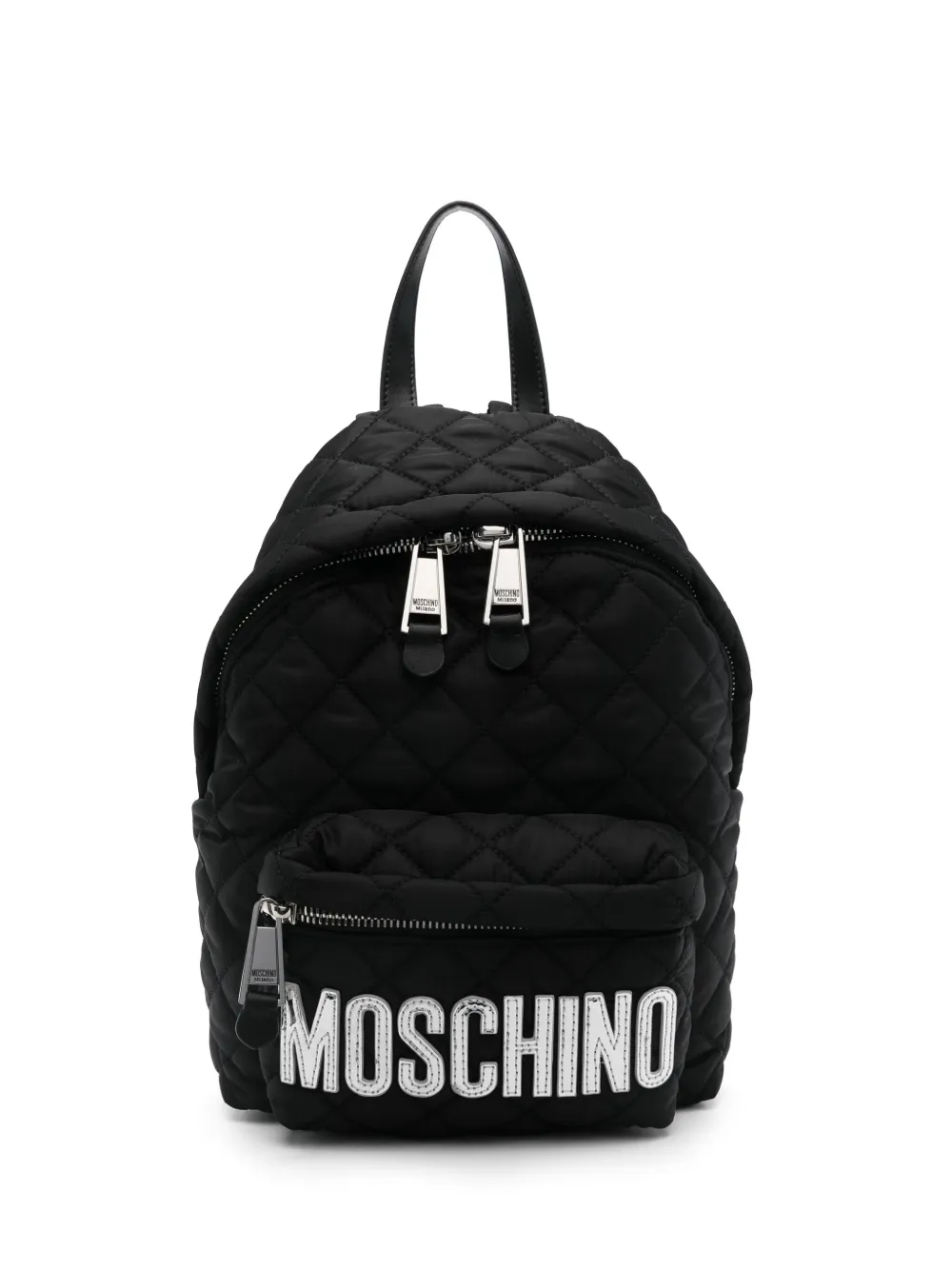 MOSCHINO QUILTED LOGO BACKPACK