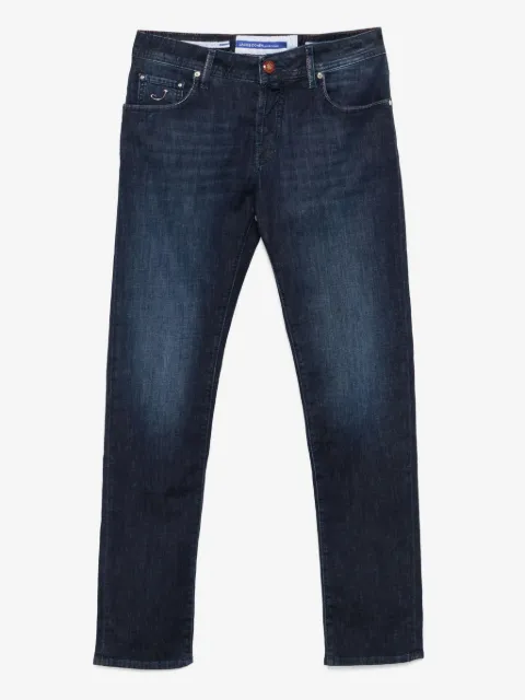 Jacob Cohën logo-patch jeans