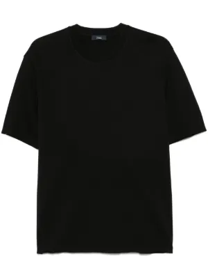 Post Archive Faction logo-print short-sleeve T-shirt | Black