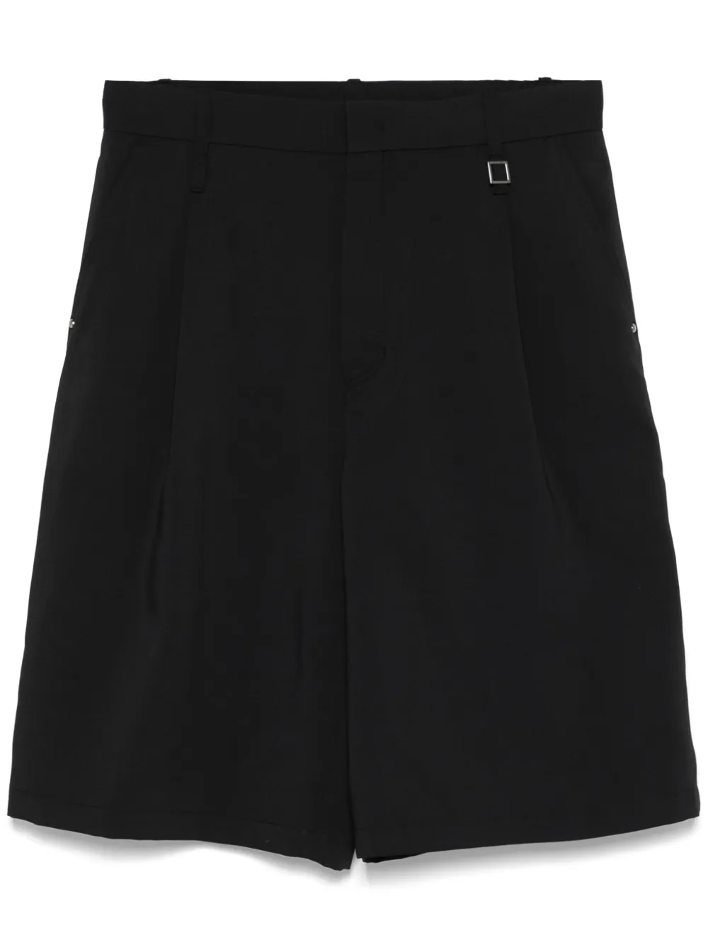 pleated shorts