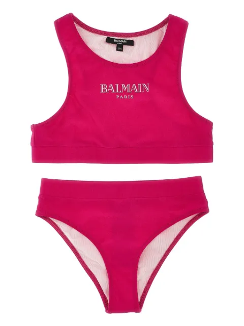 Balmain Kids logo bikini