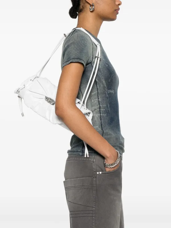 Diesel Scrunch D ショルダーバッグ | ホワイト | FARFETCH JP
