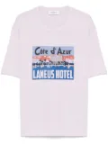 Laneus printed T-shirt - Pink