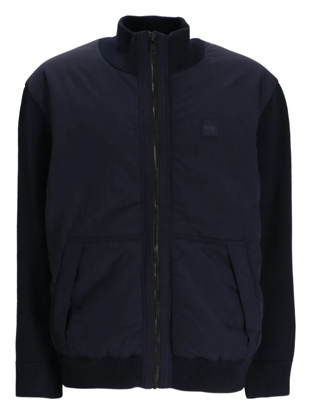 BOSS Jack met vlakken Blauw