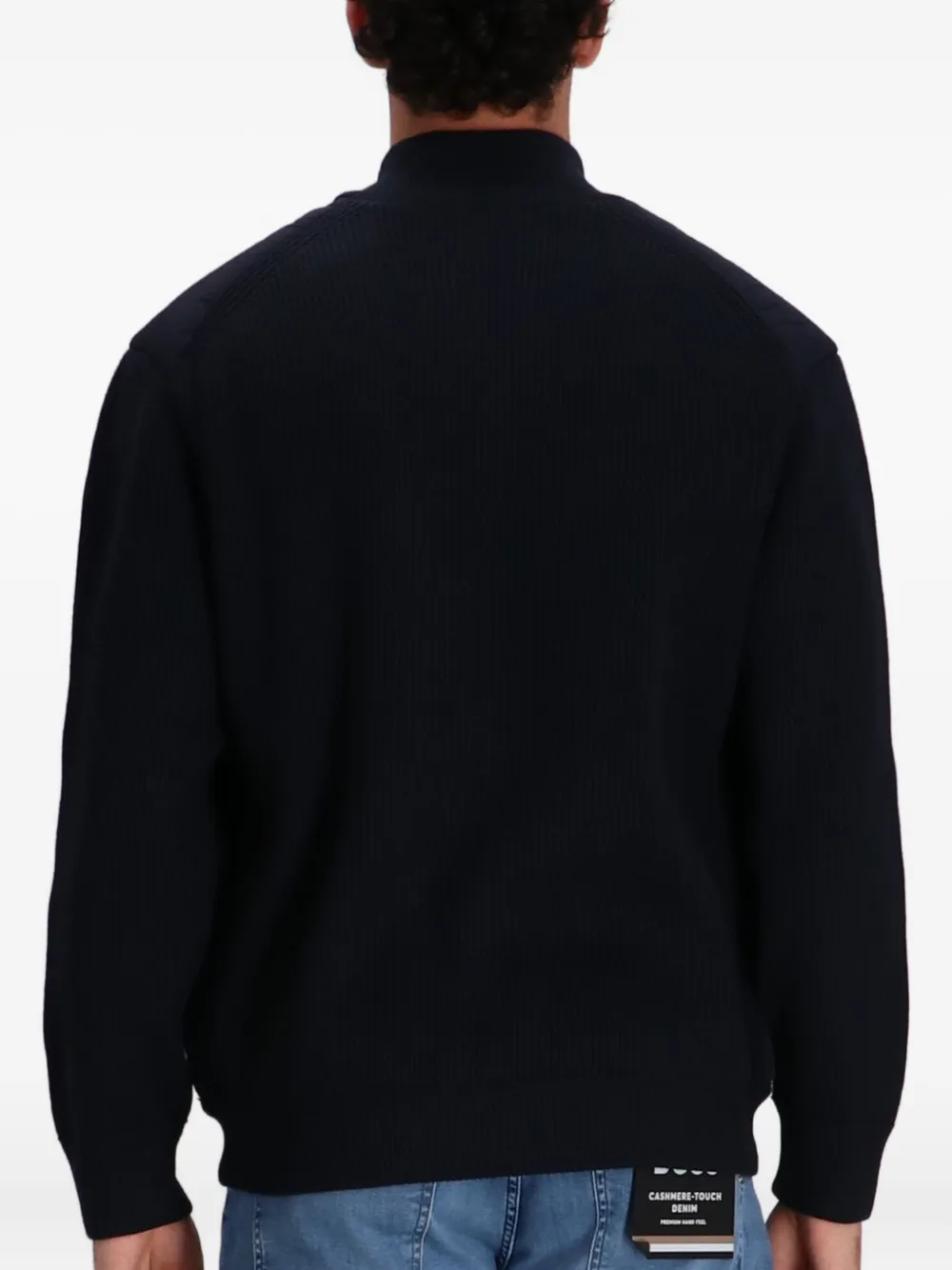 BOSS Jack met vlakken Blauw