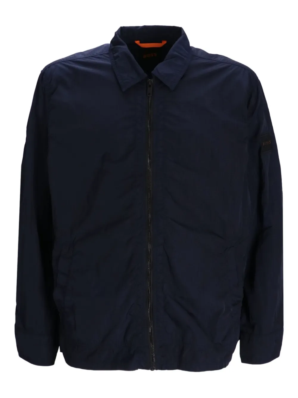BOSS camisa con cierre | azul | Image 1