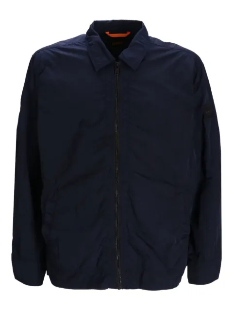 BOSS chemise à fermeture zippée