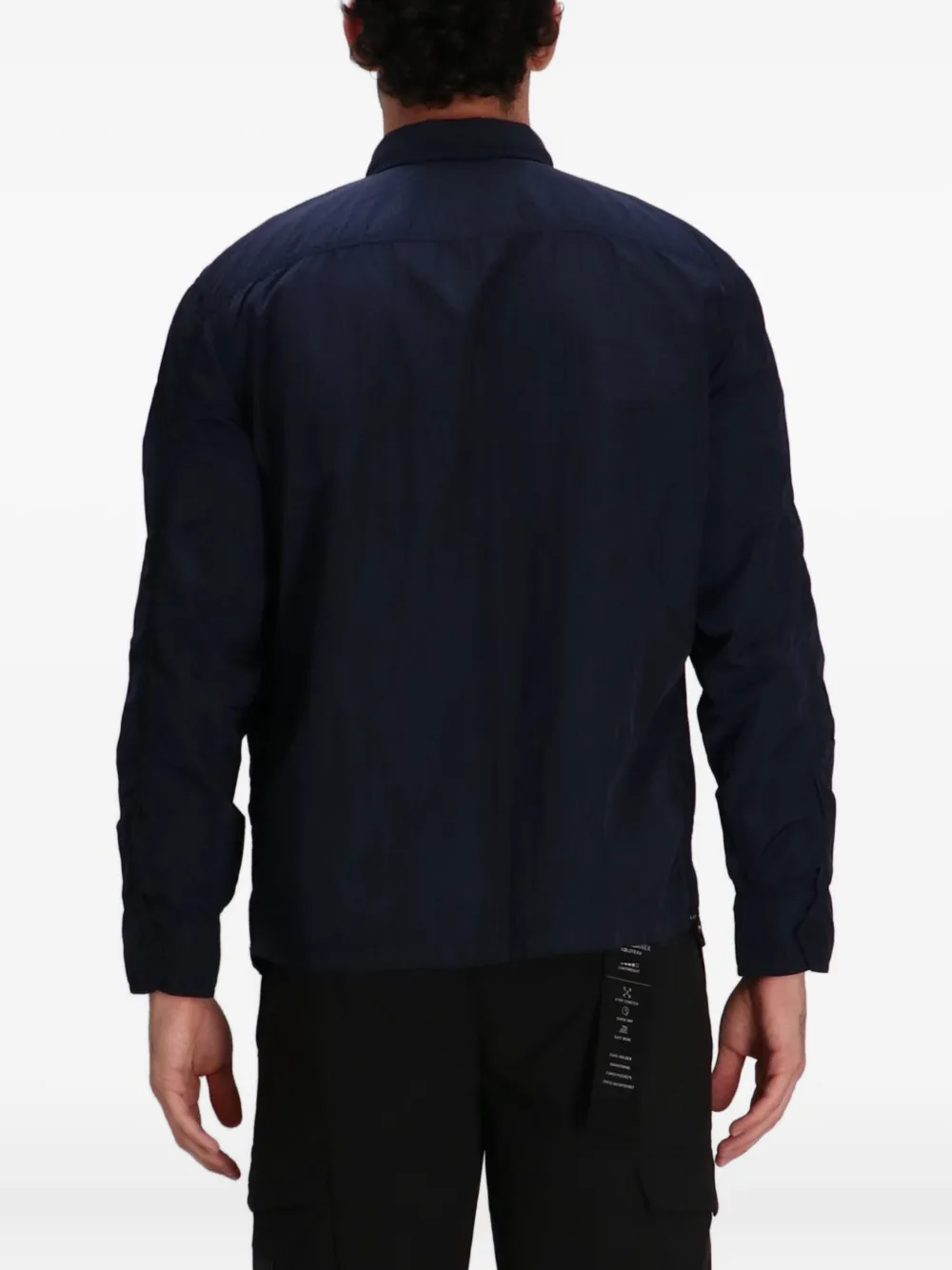 BOSS Overhemd met rits Blauw