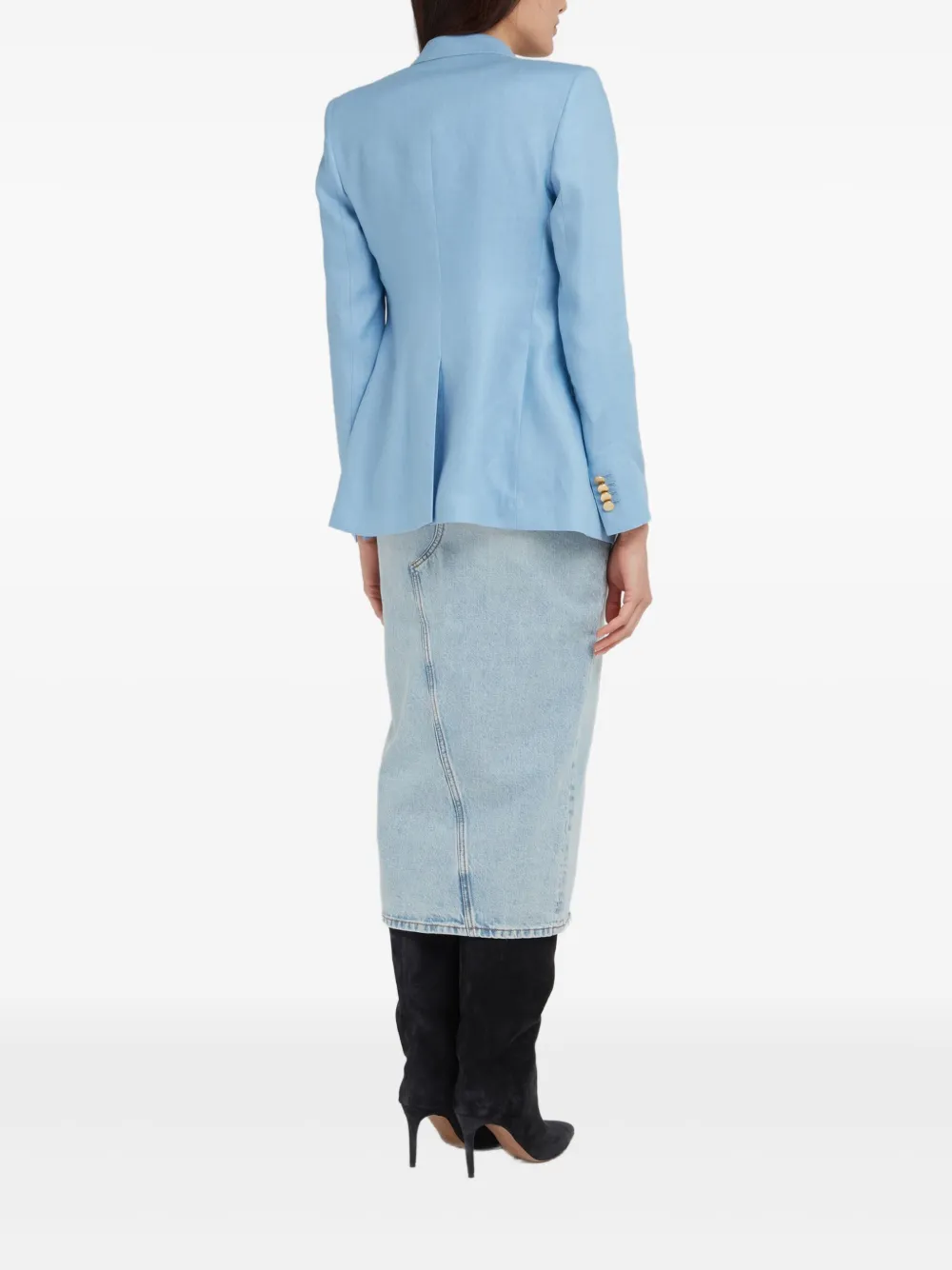 Tagliatore Blazer met dubbele rij knopen Blauw