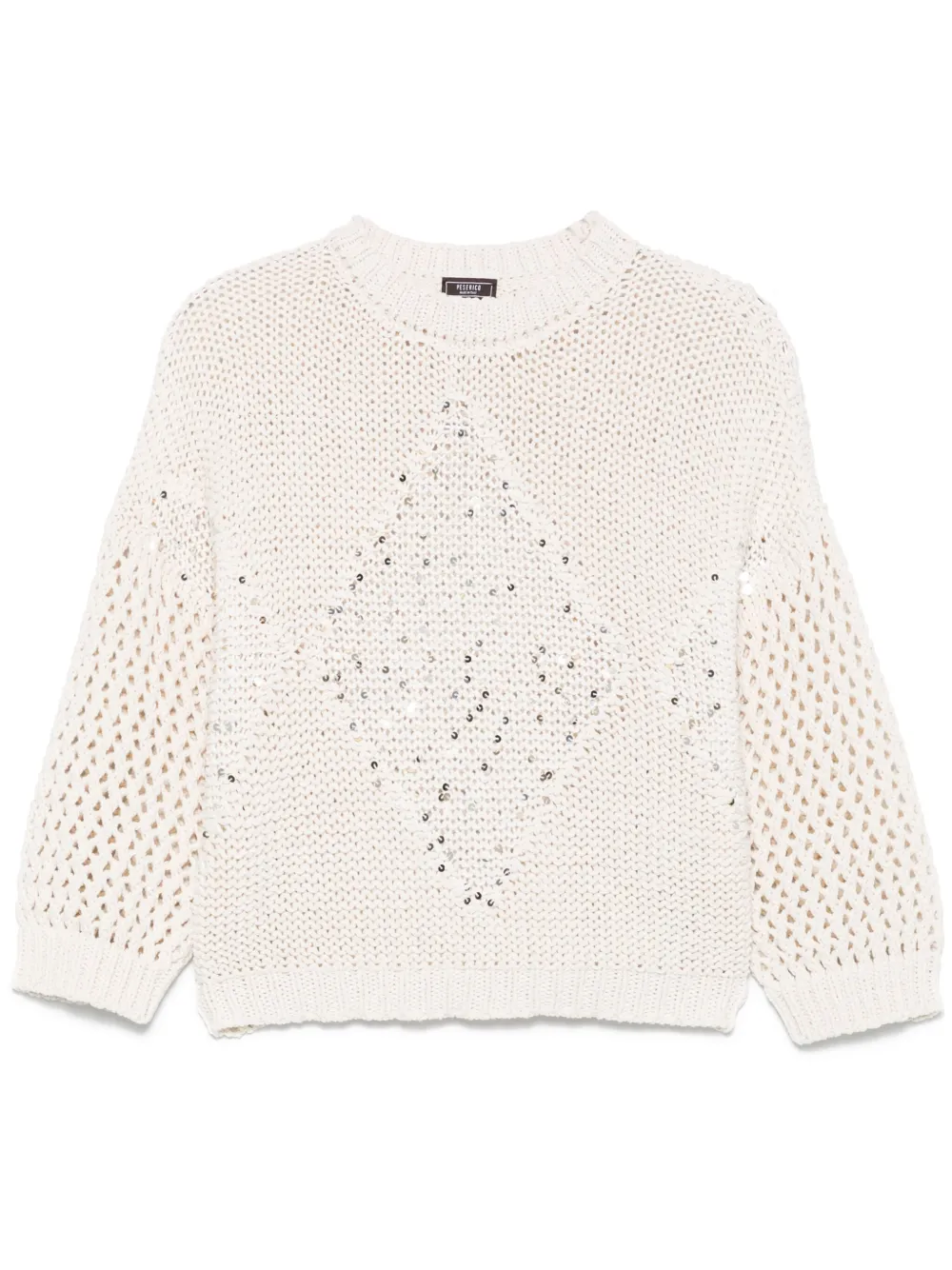 sequin-embellished sweater