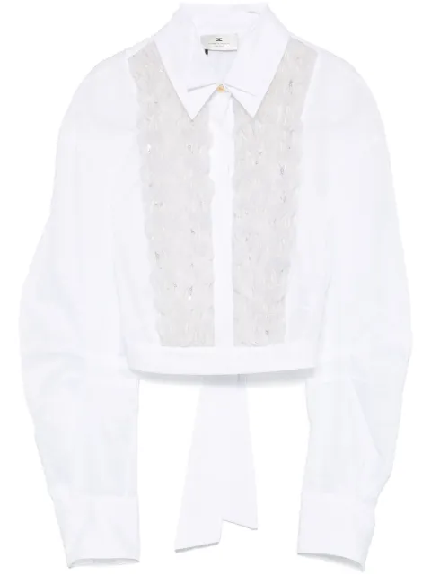 Elisabetta Franchi chemise à détails de volants