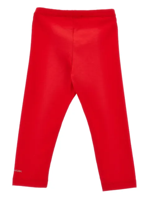 Monnalisa logo-appliqué leggings