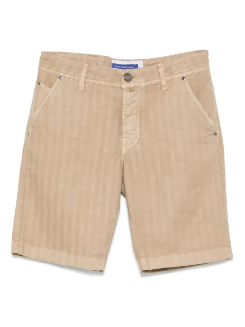 Jacob Cohën herringbone shorts
