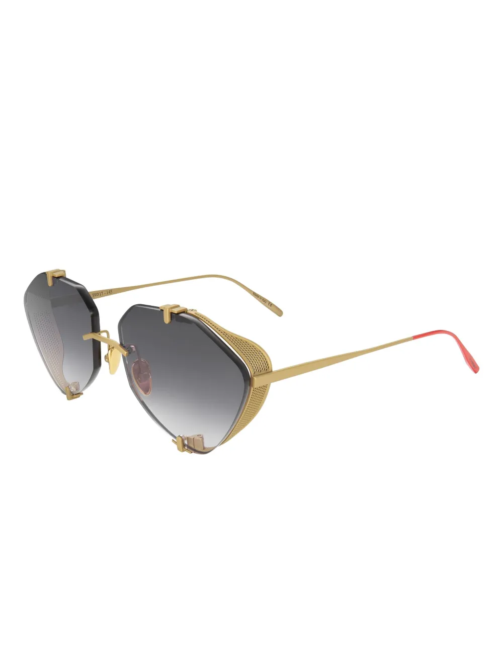Vysen Eyewear Khoid zonnebril met geometrisch montuur - Goud