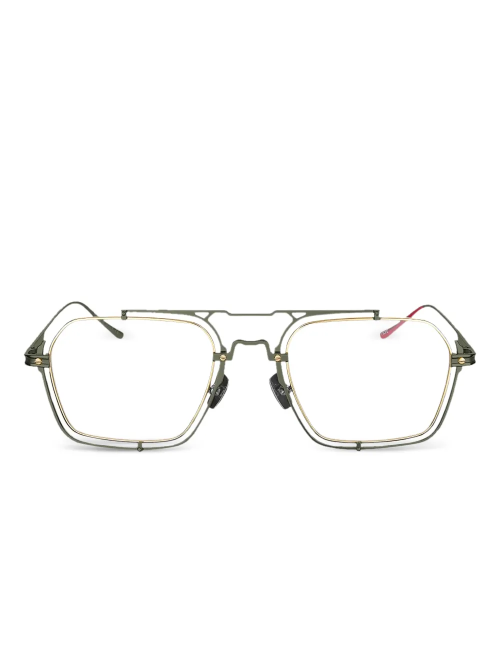 Vysen Eyewear lunettes de vue Faye FY4 à double pont | vert | Image 1
