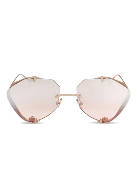Vysen Eyewear The Khoid geometric-frame sunglasses