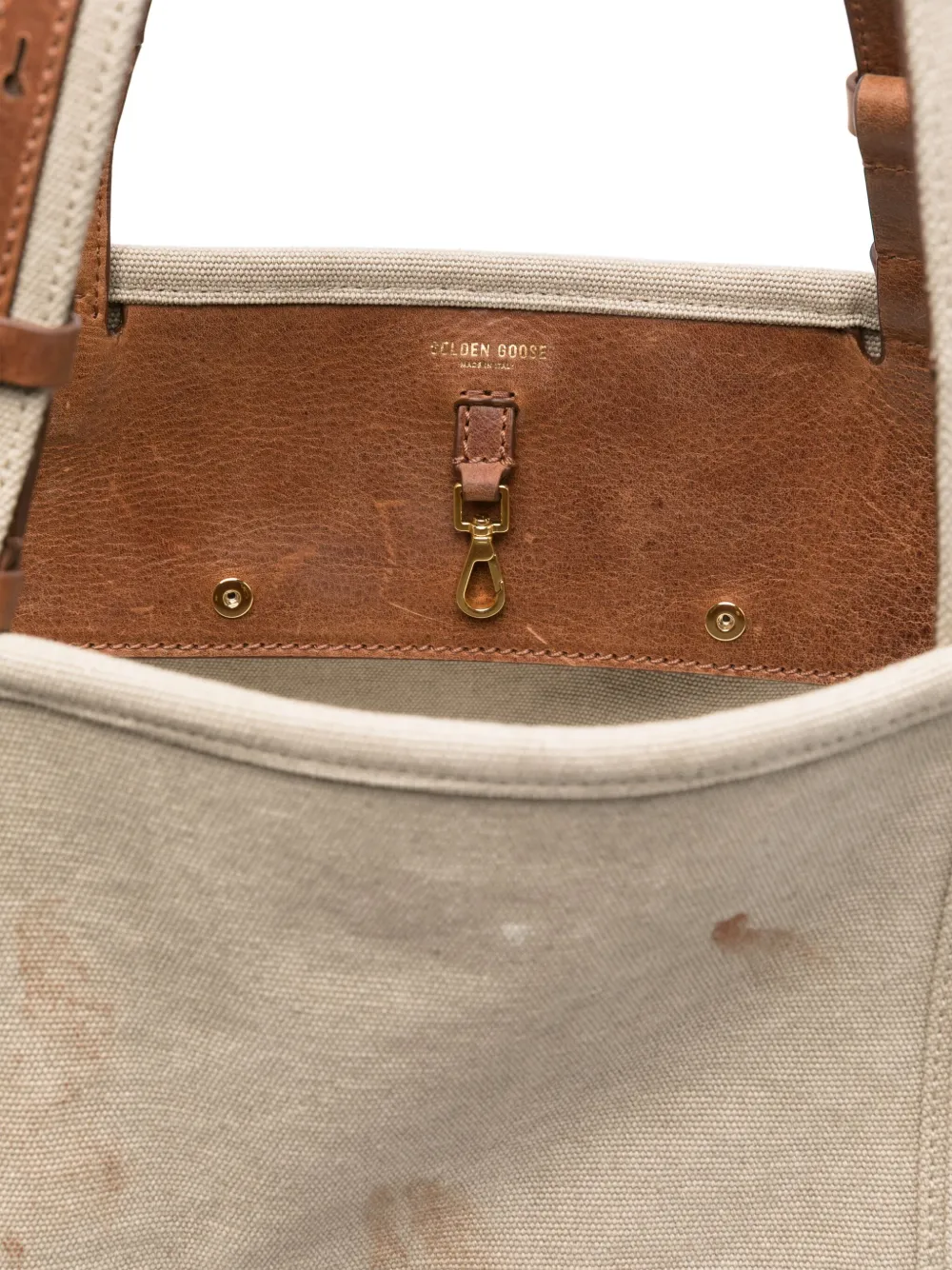 Golden Goose 24 7 shopper Beige
