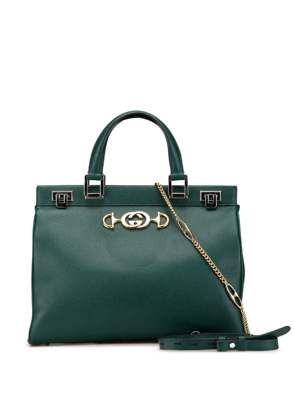 Gucci Pre-Owned Borsa a tracolla Zumi media in pelle 2000-2015 | verde | Image 1