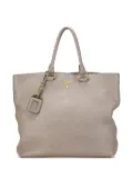 Prada Pre-Owned 2010-2024 Vitello Daino Open Convertible Tote satchel - Grey