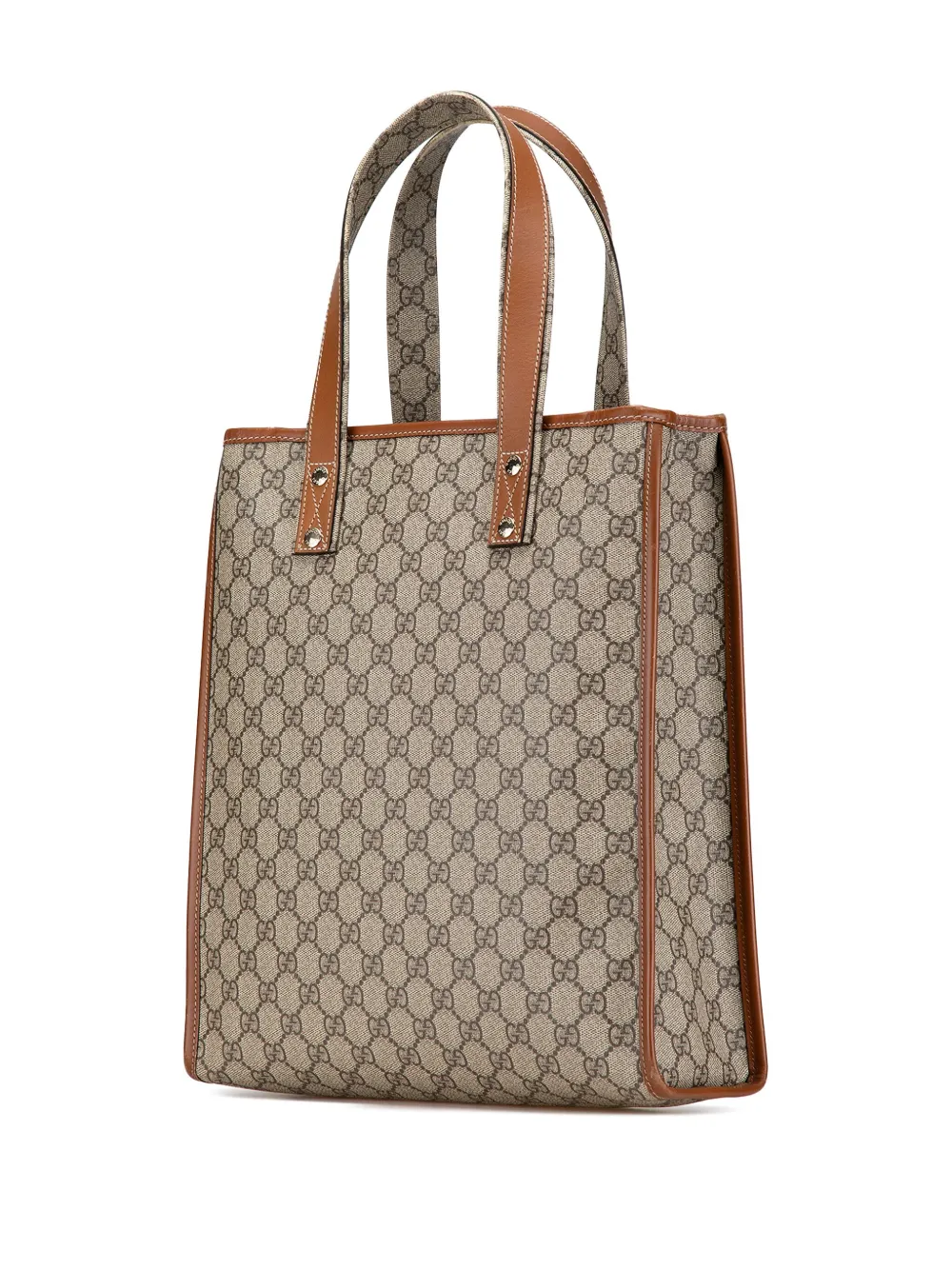 Gucci Pre-Owned 2000-2015 GG Supreme Web tote bag - Bruin