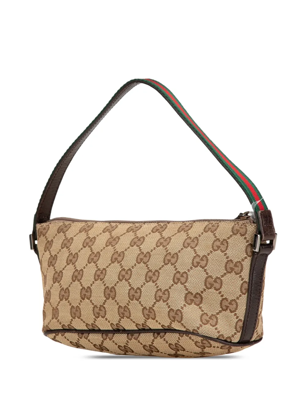 Gucci Pre-Owned 2000-2015 GG Canvas Boat shoulder bag - BROWN