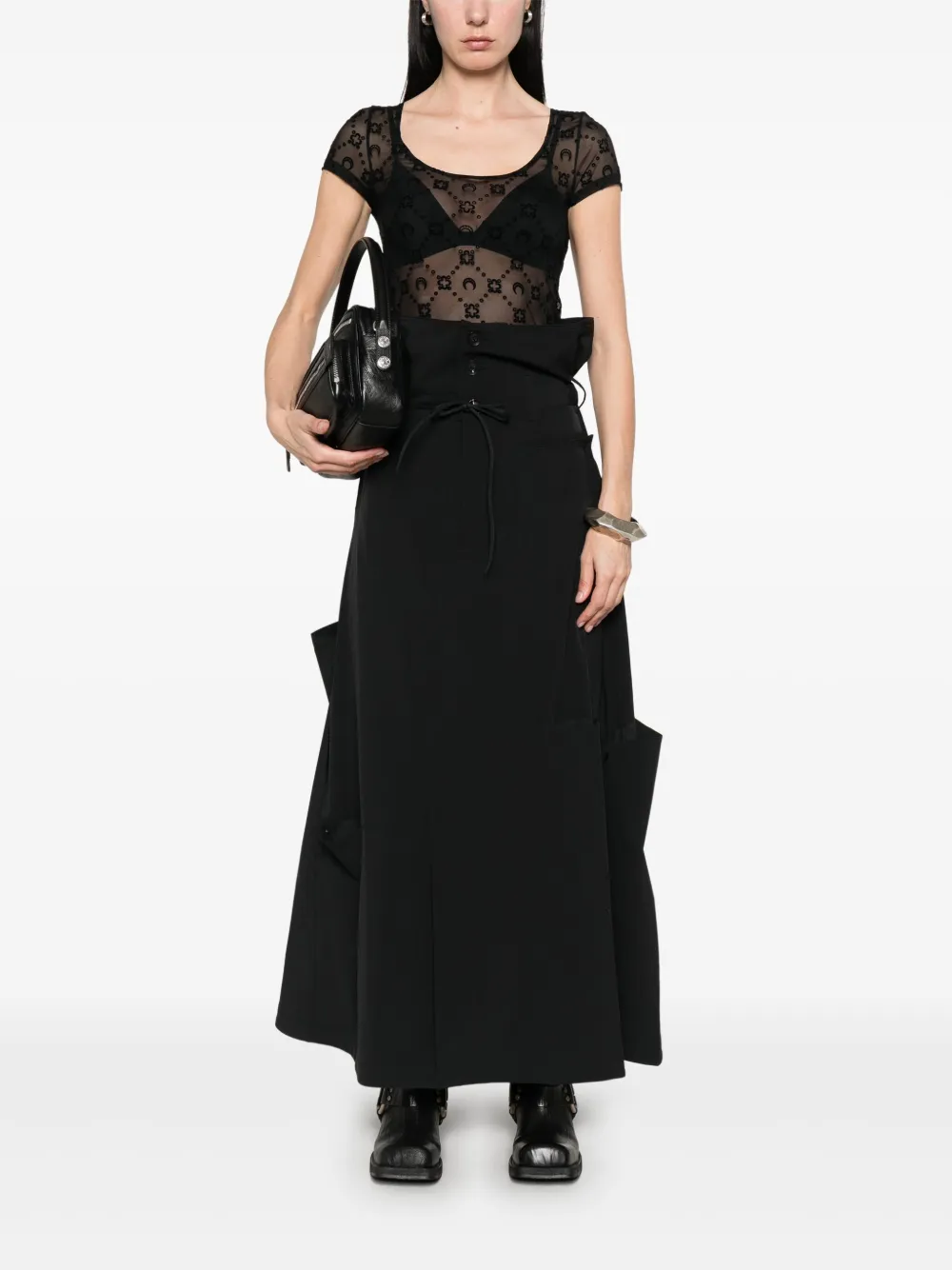 Y-3 High waist rok - Zwart