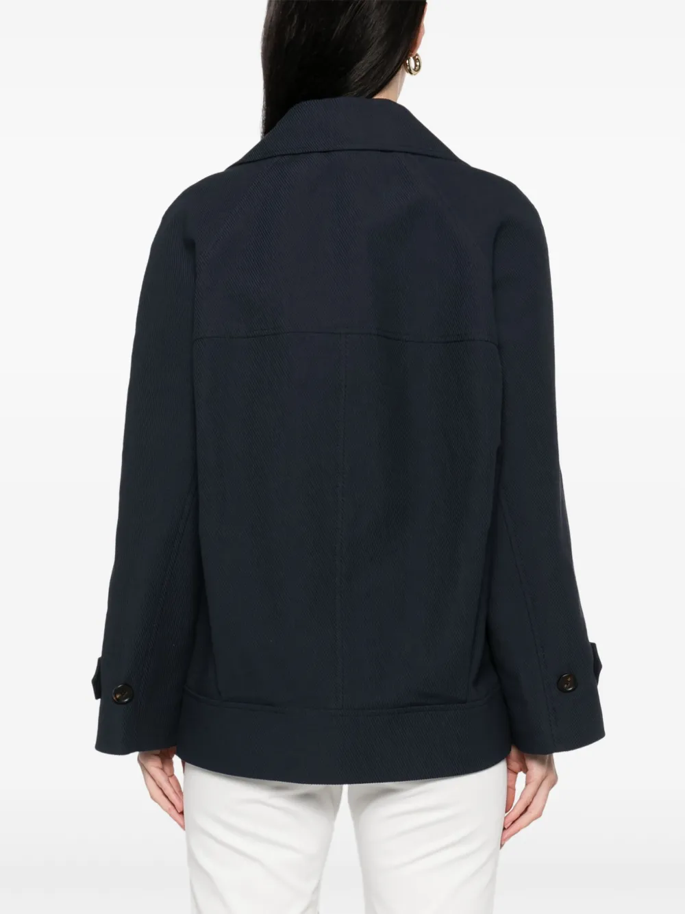 Brunello Cucinelli Jack met dubbele rij knopen Blauw