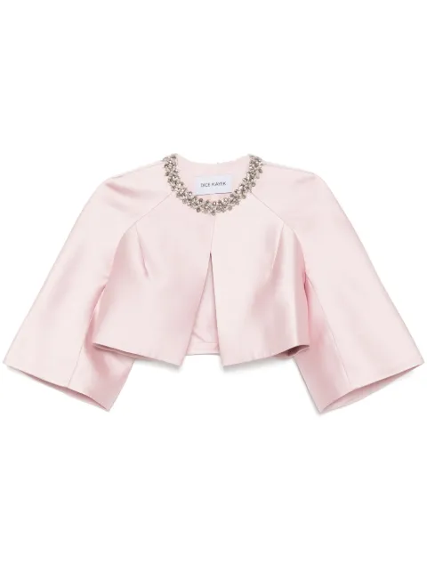 Dice Kayek chamarra con detalles en el cuello